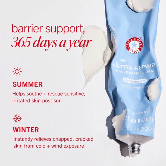 FIRST AID BEAUTY · ULTRA REPAIR RESCUE BARRIER BALM WITH 1% DIMETHICONE - Picture 2 of 8